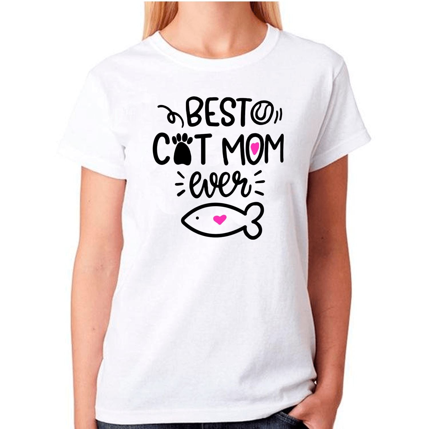 Polera Sport Mujer manga corta Best Cat Mom Tienda Petfy