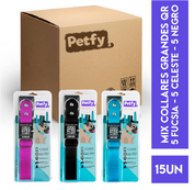 Caja Mix de Collares Grandes Petfy ID