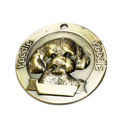 Medalla de identificación - Poodle