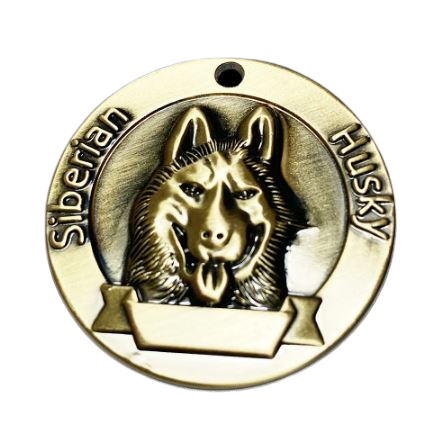 Medalla de identificación - Husky
