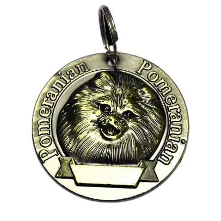Medalla de identificación - Pomeranian