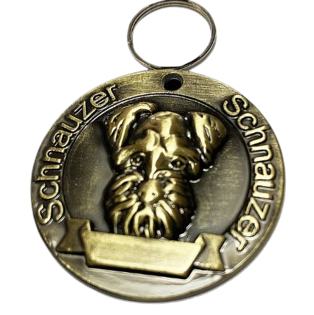 Medalla de identificación - Schnauzer