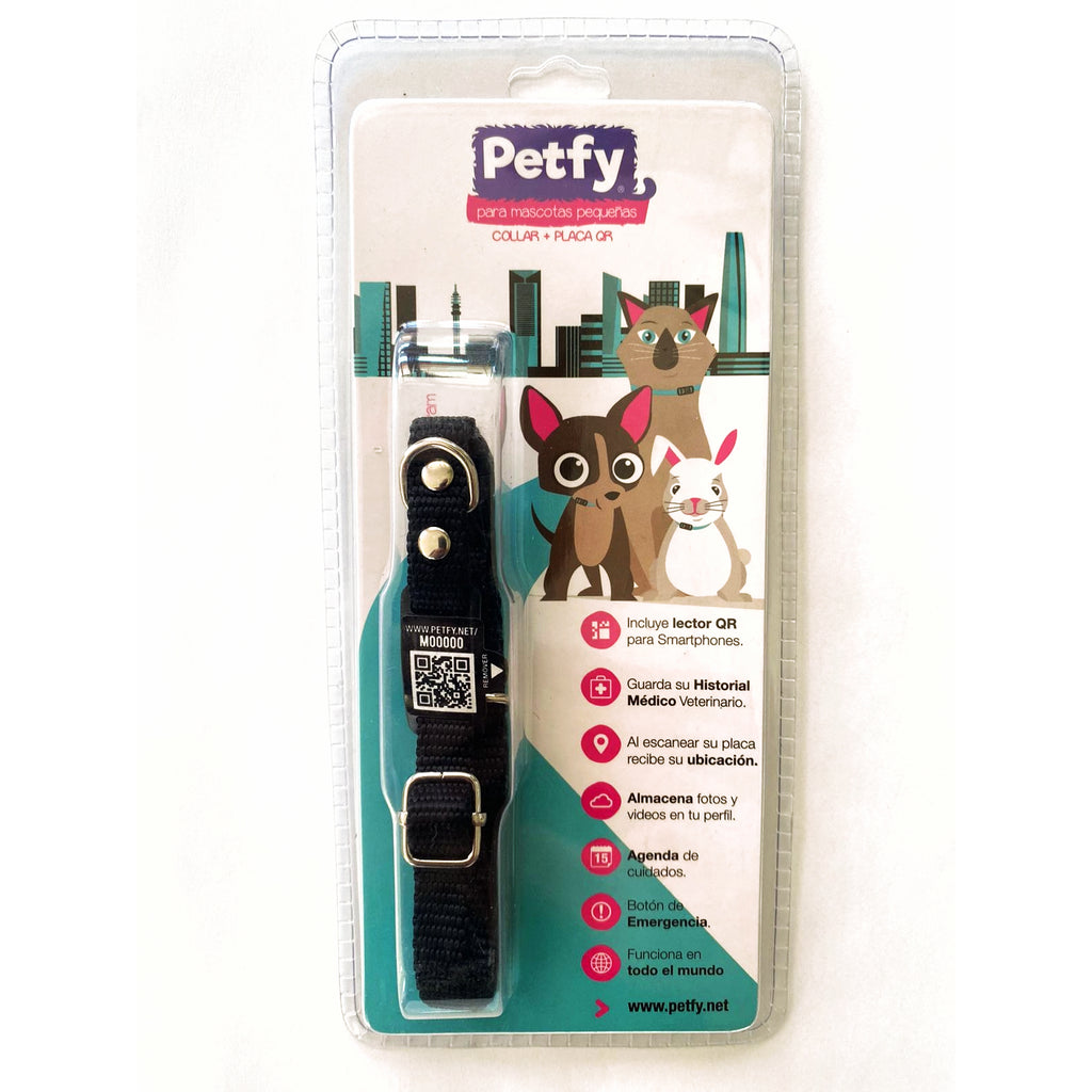 Collar Petfy QR