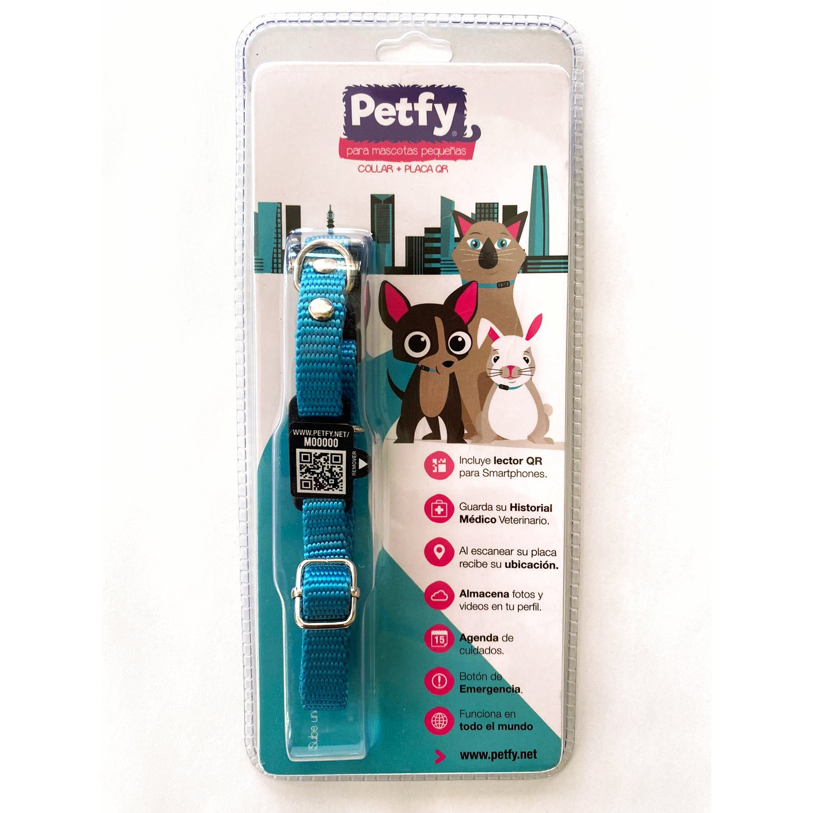 Collar Petfy QR