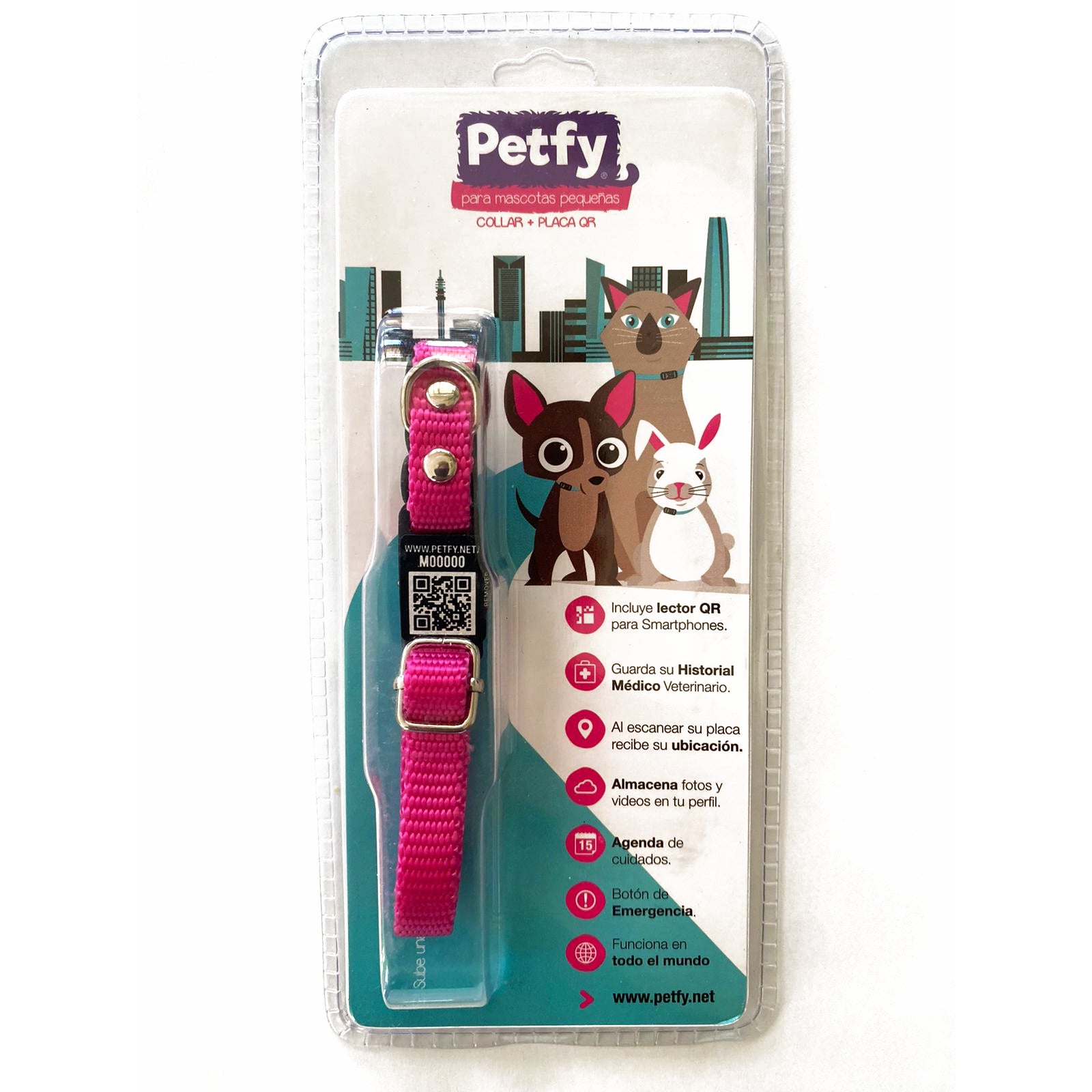 Collar Petfy QR