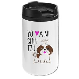 Mug Mini Blanco - Shih Tzu Yo amo a mi