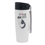 Mug Urbano Blanco 350ml Gatos Yo amo a mi