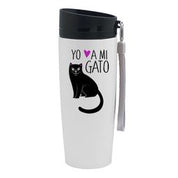 Mug Urbano Blanco 350ml Gatos Yo amo a mi