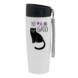 Mug Urbano Blanco 350ml Gatos Yo amo a mi