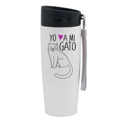 Mug Urbano Blanco 350ml Gatos Yo amo a mi