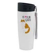 Mug Urbano Blanco 350ml Gatos Yo amo a mi