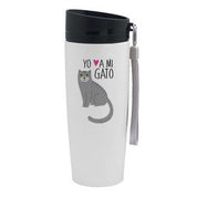 Mug Urbano Blanco 350ml Gatos Yo amo a mi
