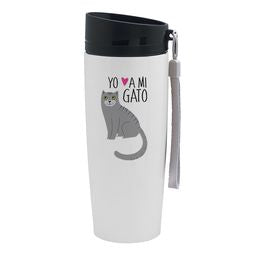 Mug Urbano Blanco 350ml Gatos Yo amo a mi