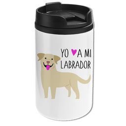 Mug Mini Blanco - Labrador Yo amo a mi