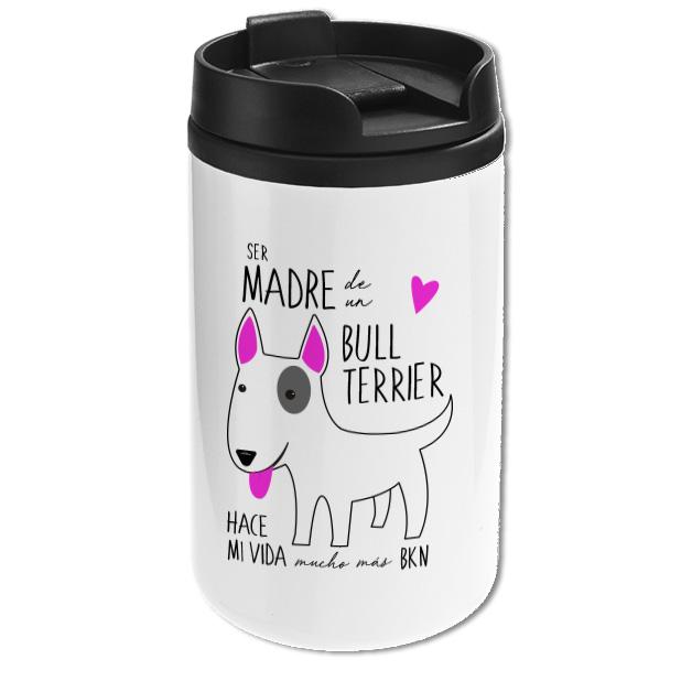Mug Mini Blanco - Bull Terrier - Tienda Petfy