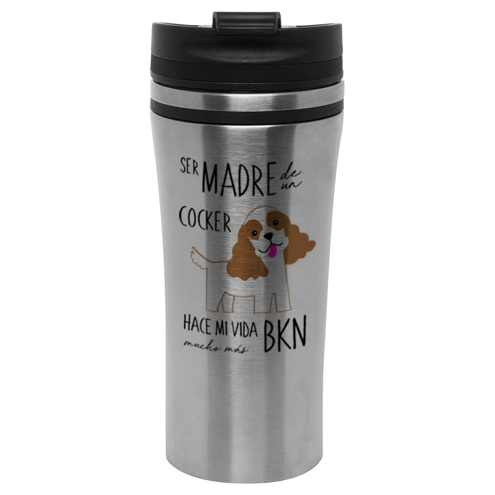 Mug Silver - Cocker Spaniel Tienda Petfy Madre