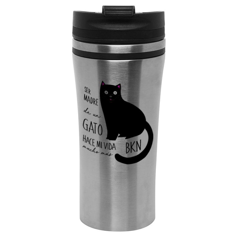 Mug Silver - Gato Tienda Petfy Madre Black