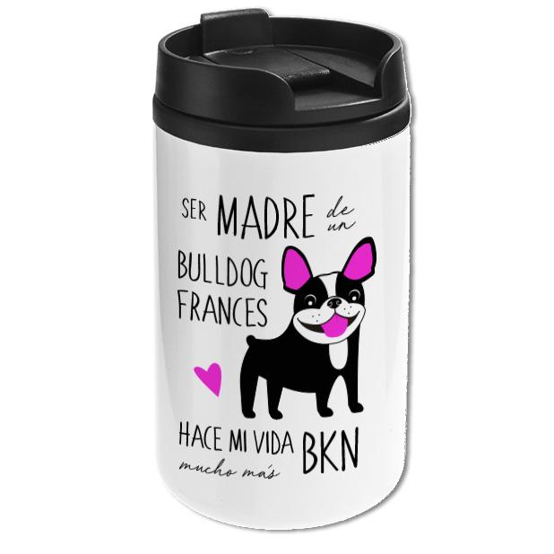 Mug Mini Blanco - Bull Dog Frances - Tienda Petfy