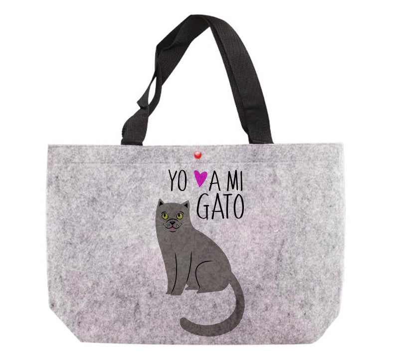 Bolso de Fieltro - Gatos