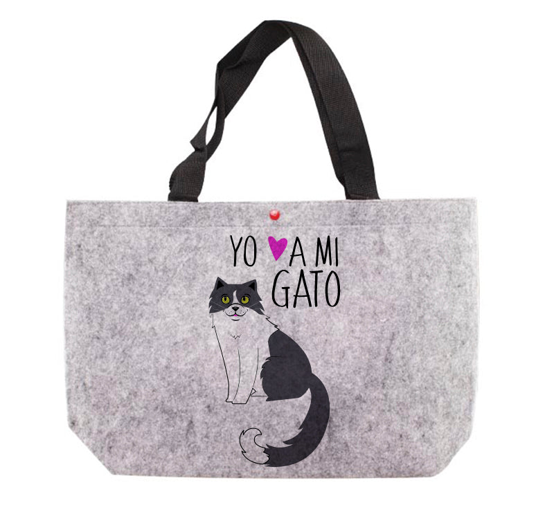 Bolso de Fieltro - Gatos