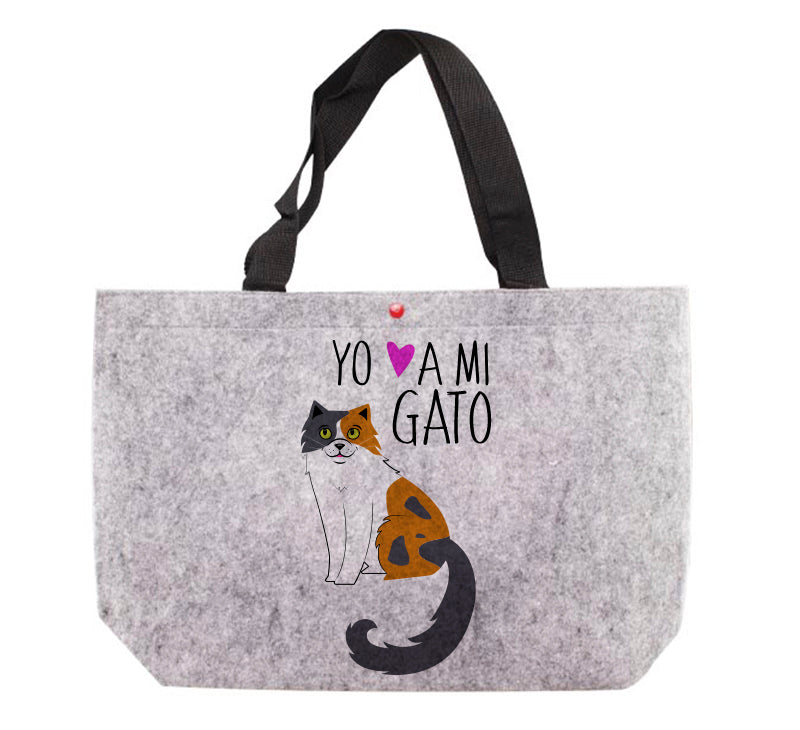 Bolso de Fieltro - Gatos