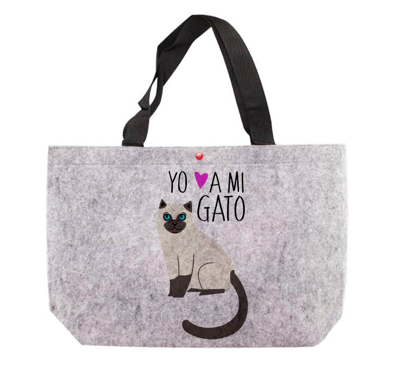 Bolso de Fieltro - Gatos
