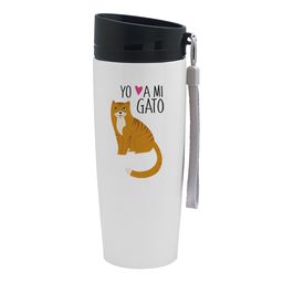 Mug Urbano Blanco 350ml Gatos Yo amo a mi