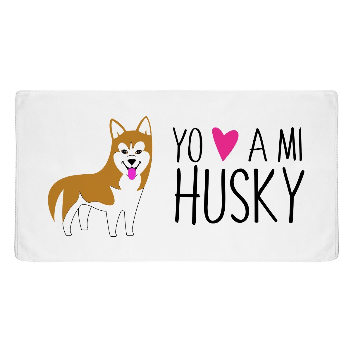 Toalla Deportiva de mano - Microfibra - Husky Tienda Petfy Orange