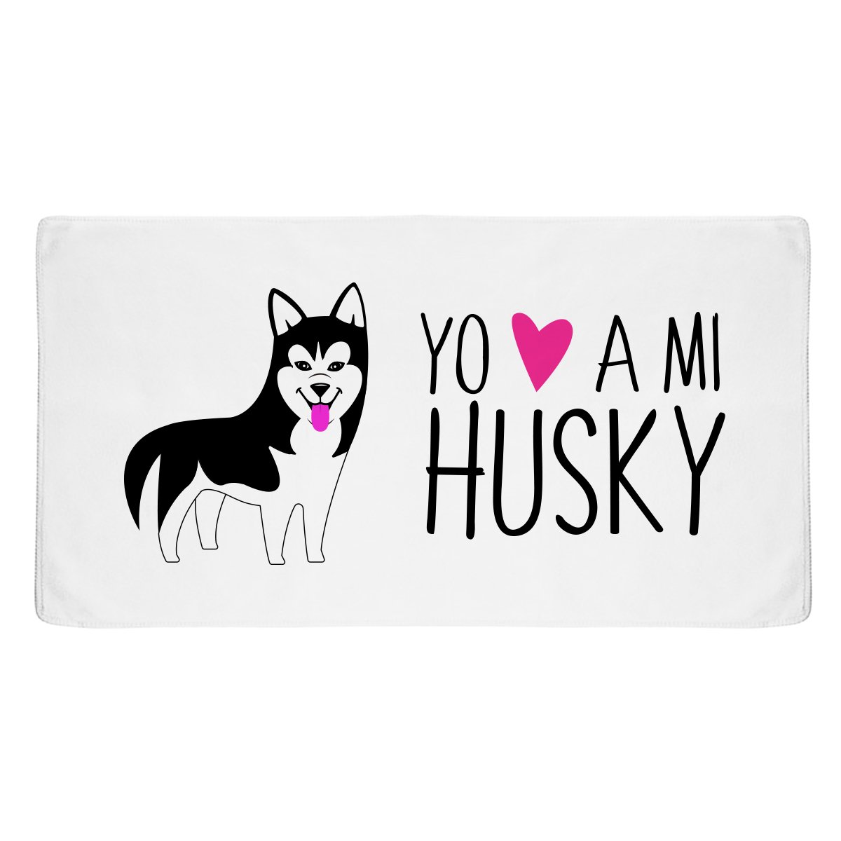Toalla Deportiva de mano - Microfibra - Husky Tienda Petfy Black