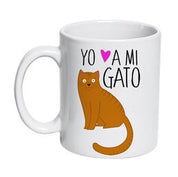 Tazón Cerámico 320cc Gatos Yo amo a mi