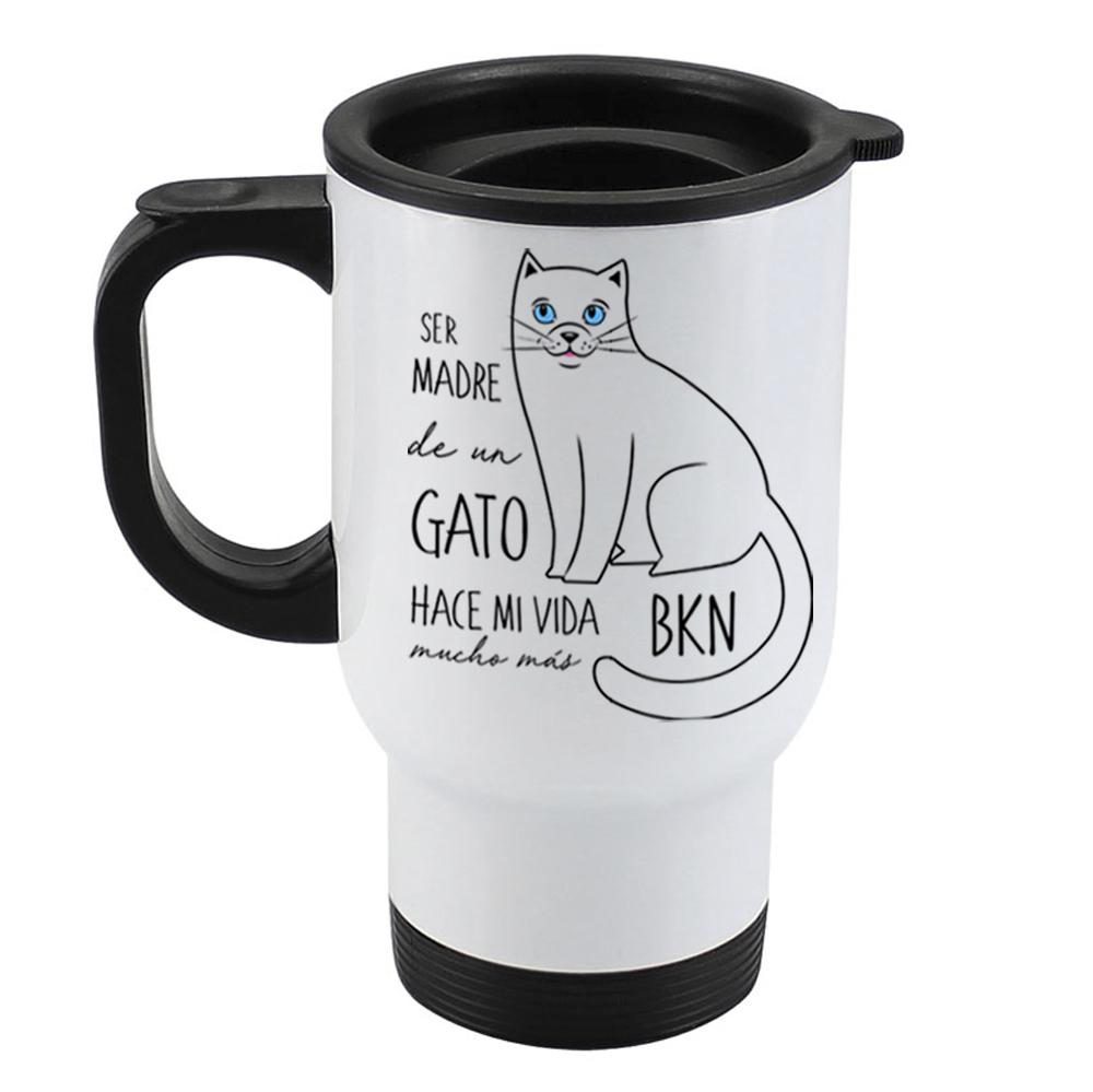 Mug 410cc - Gatos Tienda Petfy Ser madre de blanco