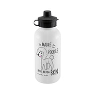Botella Sport 500cc - Poodle Tienda Petfy Padre blanco