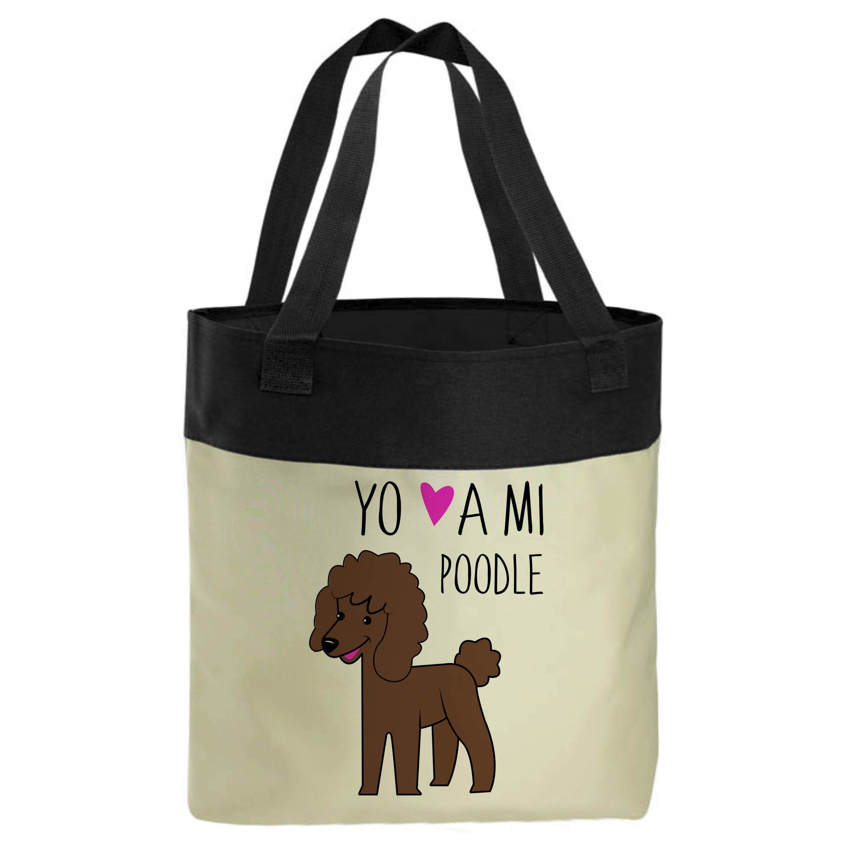 Bolso Microfibra - Poodle Tienda Petfy SaddleBrown