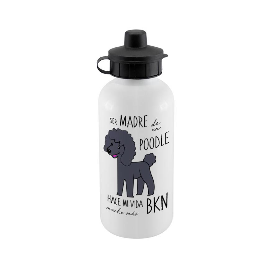 Botella Sport 500cc - Poodle Tienda Petfy Padre gris