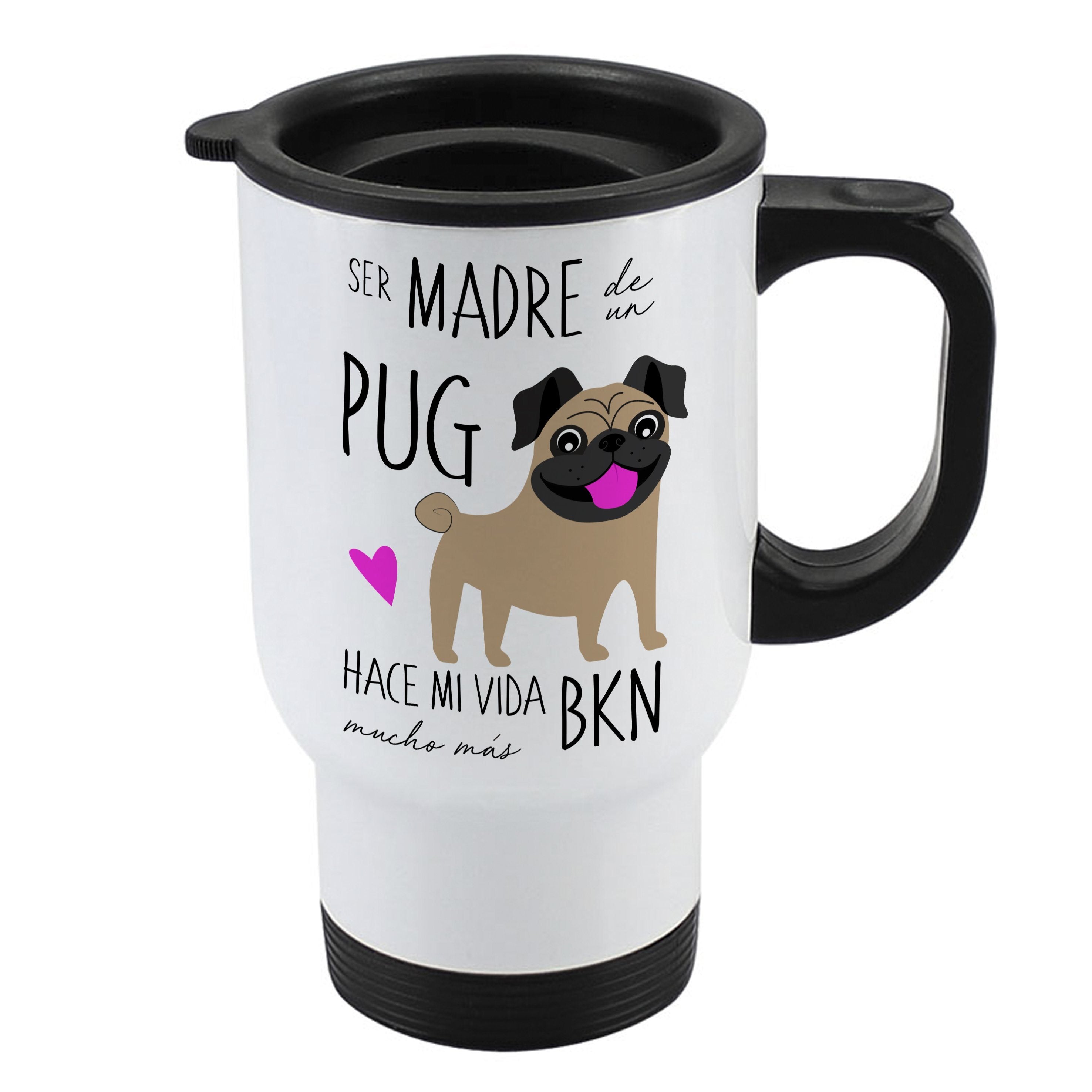 Mug 410cc - Pug Tienda Petfy Madre Wheat