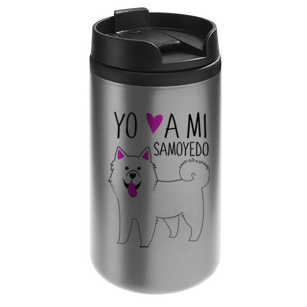 Mug Mini Acero - Samoyedo Yo amo a mi