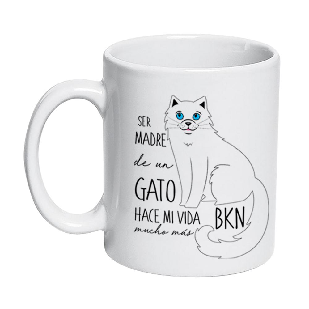 Tazón Cerámico 320ccc Gatos Tienda Petfy Ser Madre de pelo_largo
