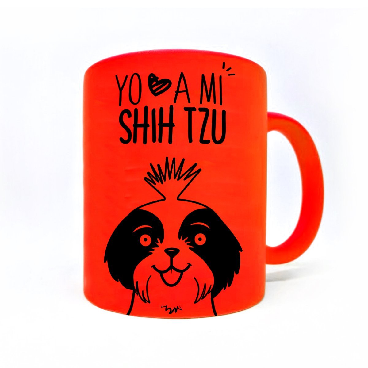 Tazón Color Shih Tzu Tienda Petfy Naranjo