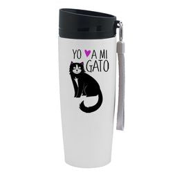 Mug Urbano Blanco 350ml Gatos Yo amo a mi