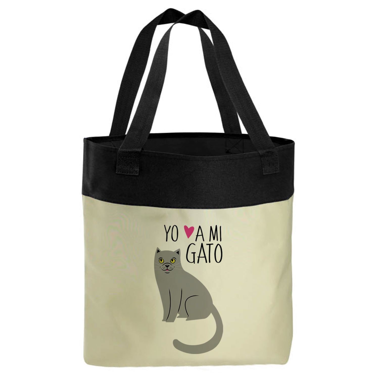 Bolso Microfibra - Gatos Tienda Petfy Yo Amo a mi gris