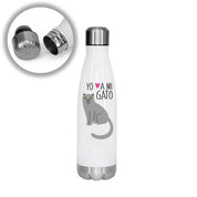Termo Botella Acero 500ml Gatos Tienda Petfy