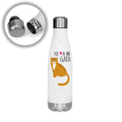 Termo Botella Acero 500ml Gatos Tienda Petfy