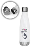 Termo Botella Blanca 1/2lt Gatos Yo amo a mi