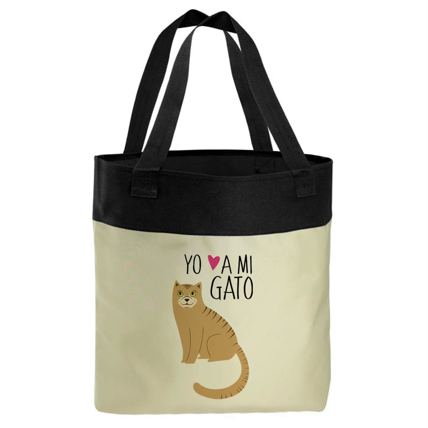 Bolso Microfibra - Gatos Tienda Petfy Yo Amo a mi cafe