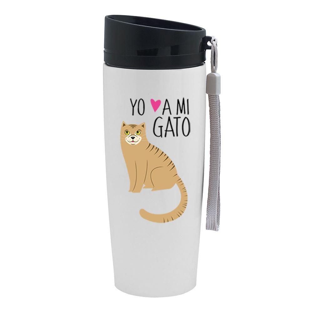 Mug Urbano Blanco 350ml Gatos Tienda Petfy Yo Amo a mi cafe