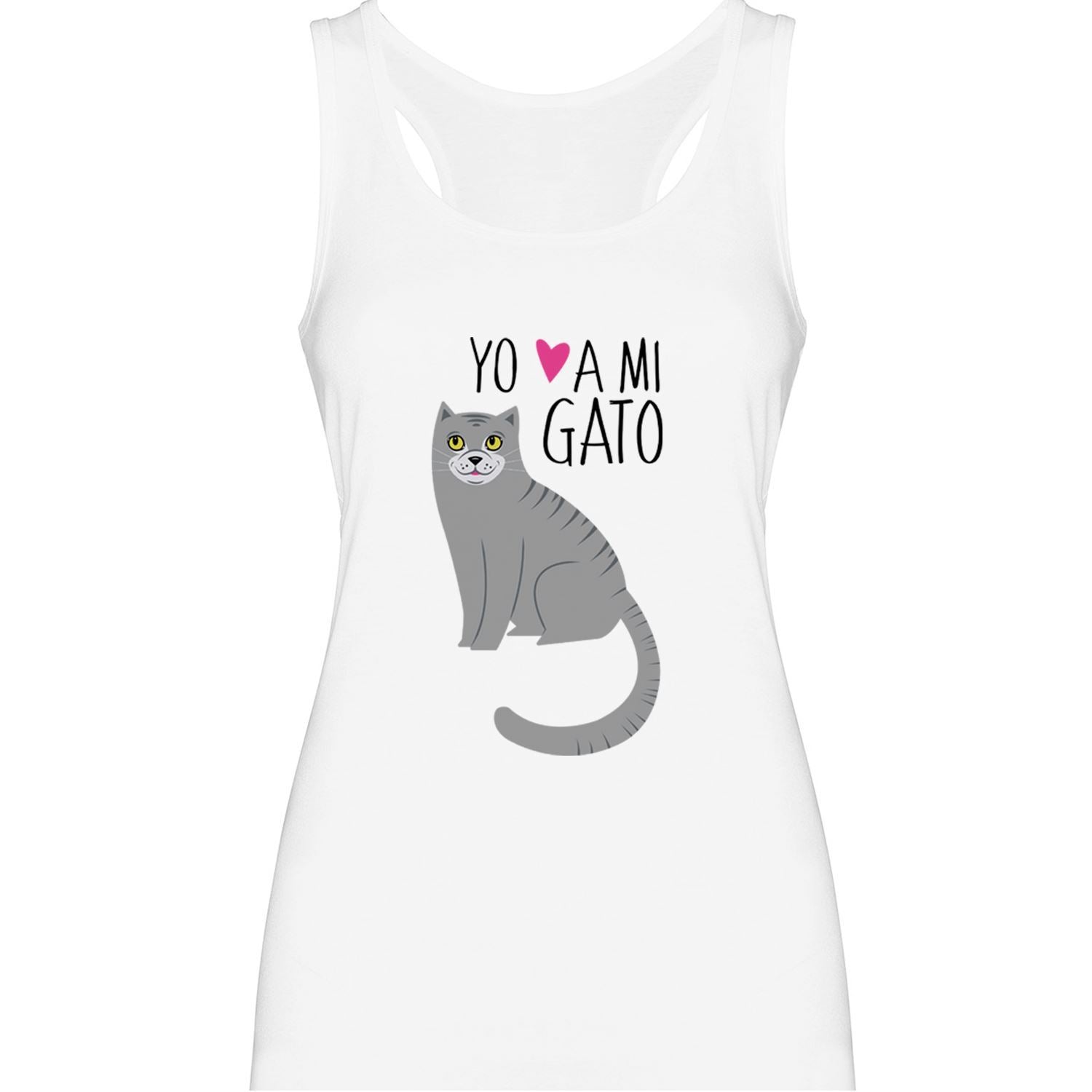 Camisa de dormir - Mujer - Gatos Tienda Petfy M Medium gris_blanco