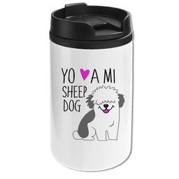 Mug Mini Blanco - Sheepdog Yo amo a mi