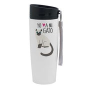 Mug Urbano Blanco 350ml Gatos Yo amo a mi