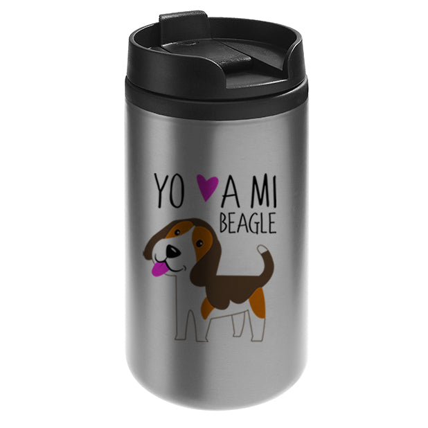 Mug Mini Acero - Beagle Yo amo a mi