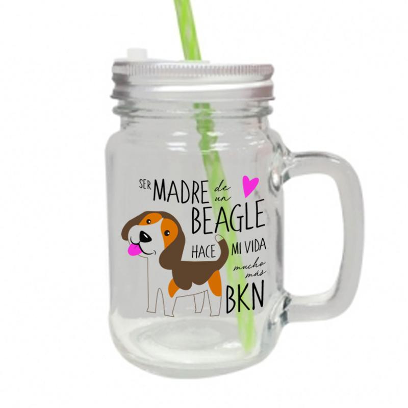 Jar Vidrio con tapa - Beagle - Tienda Petfy